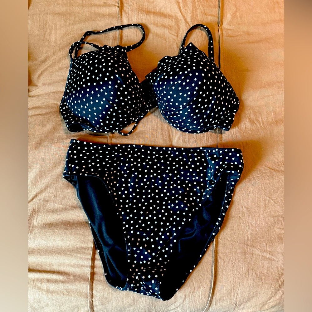 Black and White Polka Dot Victoria’s Secret Bikini